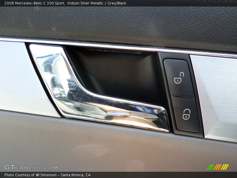 Iridium Silver Metallic / Grey/Black 2008 Mercedes-Benz C 300 Sport