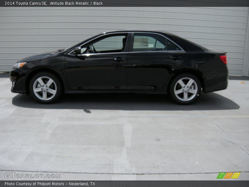 Attitude Black Metallic / Black 2014 Toyota Camry SE