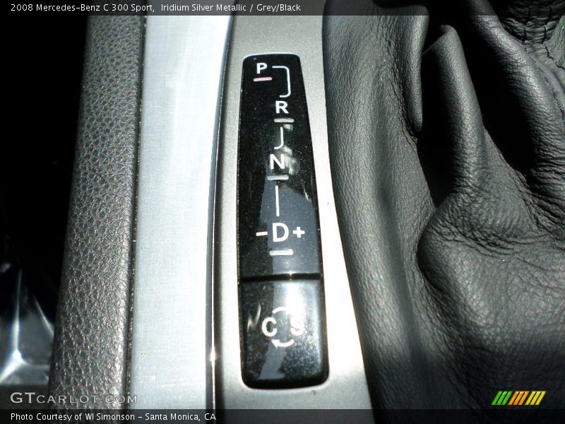 Iridium Silver Metallic / Grey/Black 2008 Mercedes-Benz C 300 Sport
