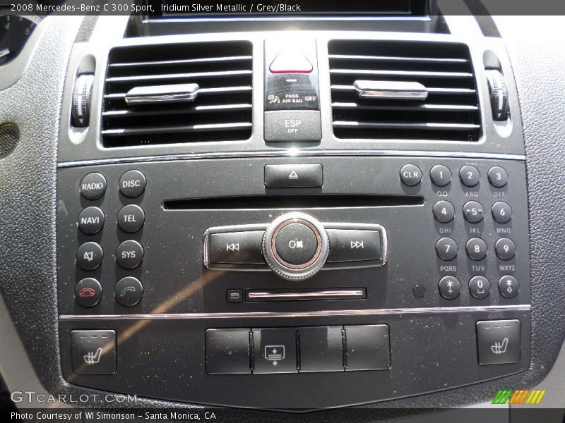 Iridium Silver Metallic / Grey/Black 2008 Mercedes-Benz C 300 Sport