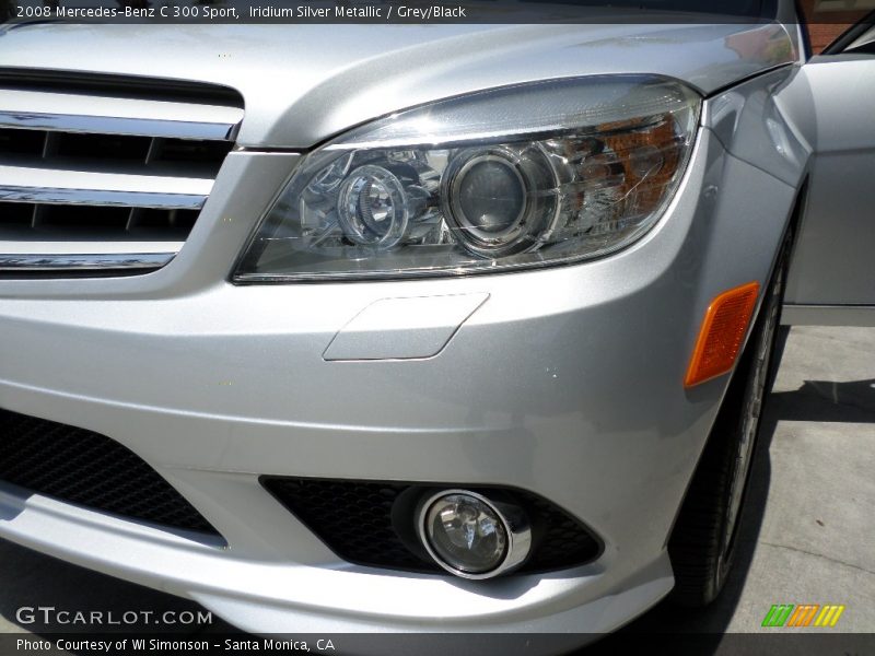 Iridium Silver Metallic / Grey/Black 2008 Mercedes-Benz C 300 Sport