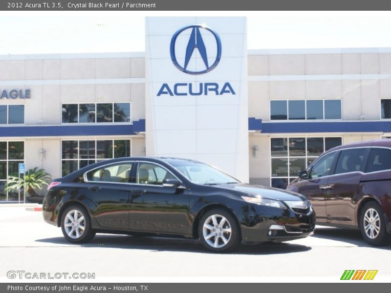 Crystal Black Pearl / Parchment 2012 Acura TL 3.5