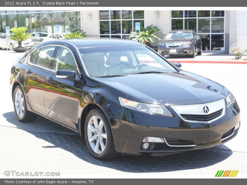 Crystal Black Pearl / Parchment 2012 Acura TL 3.5