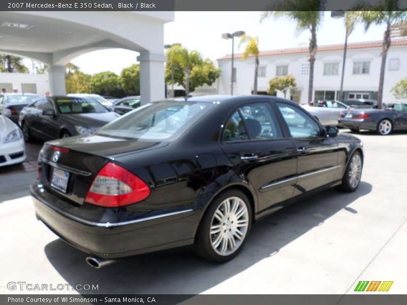 Black / Black 2007 Mercedes-Benz E 350 Sedan