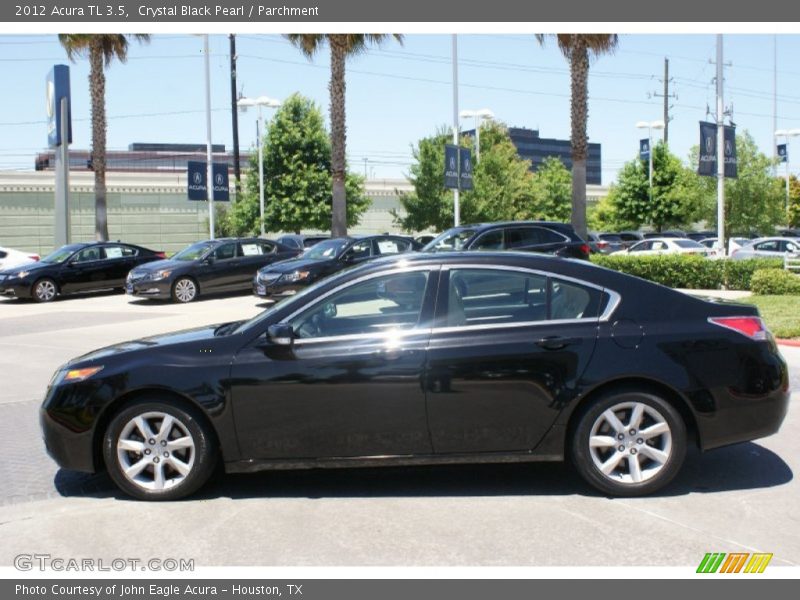 Crystal Black Pearl / Parchment 2012 Acura TL 3.5