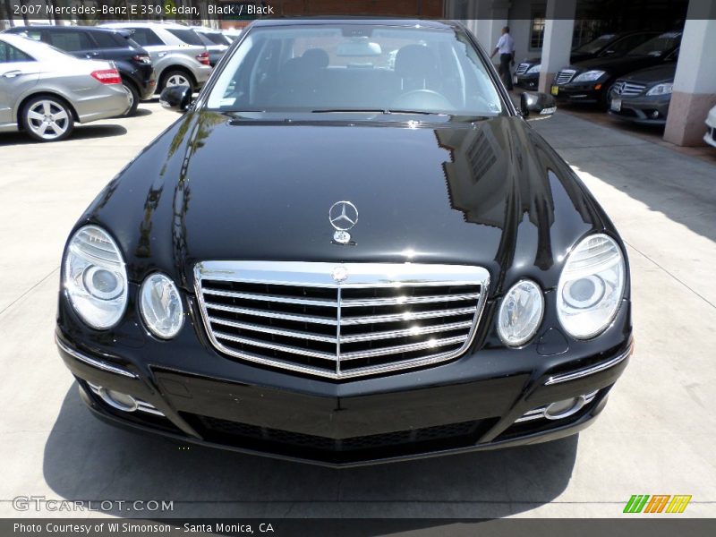 Black / Black 2007 Mercedes-Benz E 350 Sedan