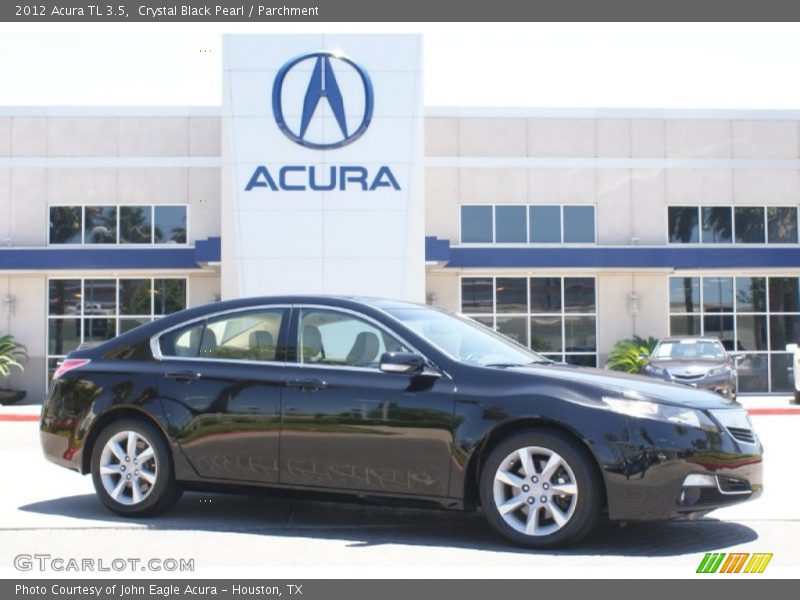 Crystal Black Pearl / Parchment 2012 Acura TL 3.5
