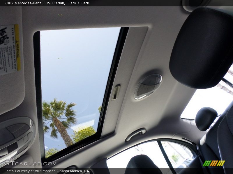 Black / Black 2007 Mercedes-Benz E 350 Sedan