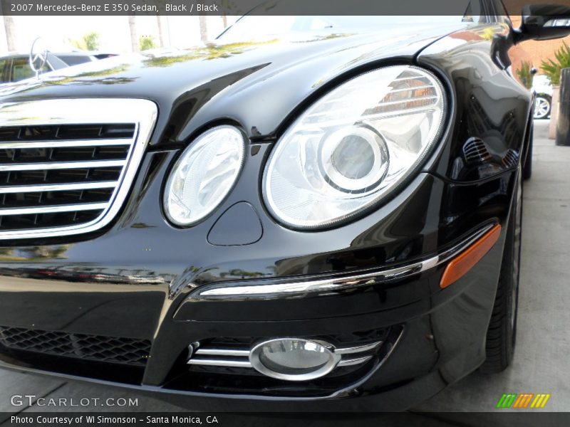 Black / Black 2007 Mercedes-Benz E 350 Sedan