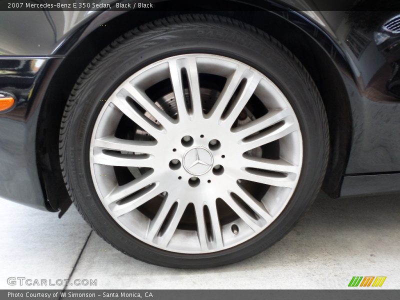 Black / Black 2007 Mercedes-Benz E 350 Sedan