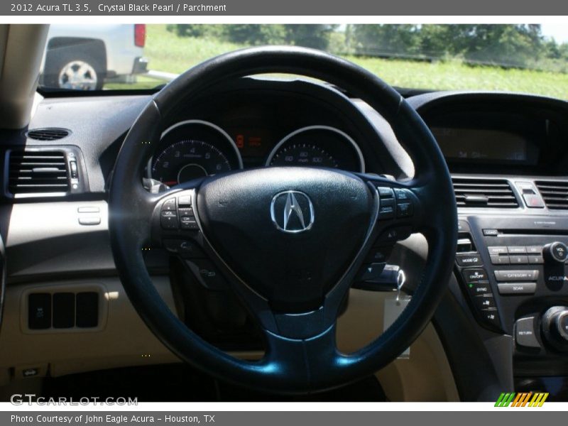 Crystal Black Pearl / Parchment 2012 Acura TL 3.5