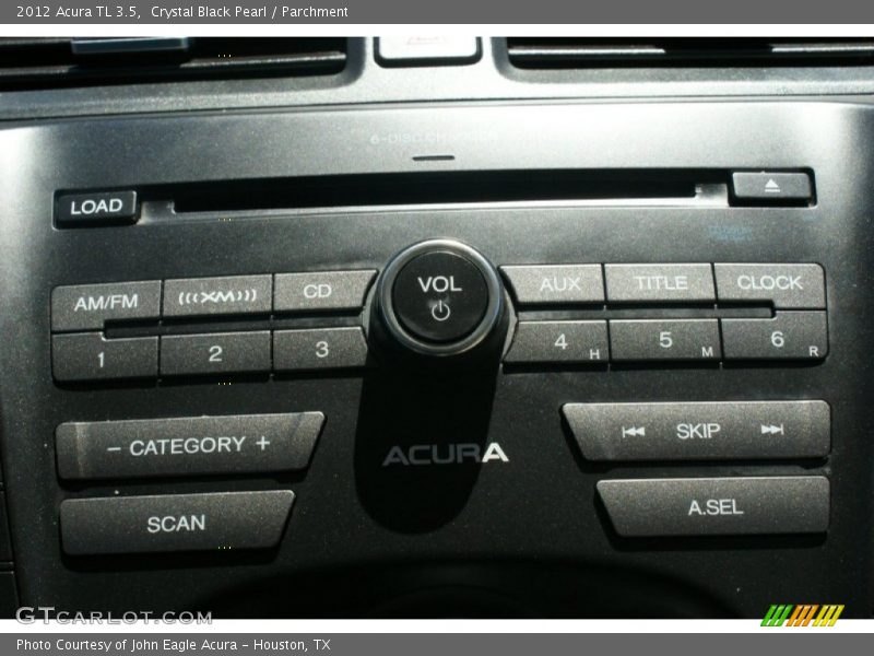 Crystal Black Pearl / Parchment 2012 Acura TL 3.5