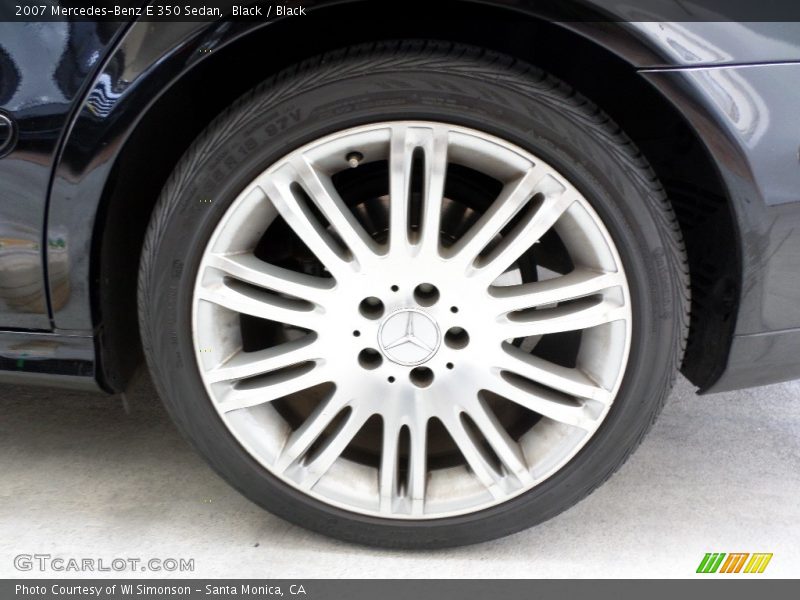 Black / Black 2007 Mercedes-Benz E 350 Sedan