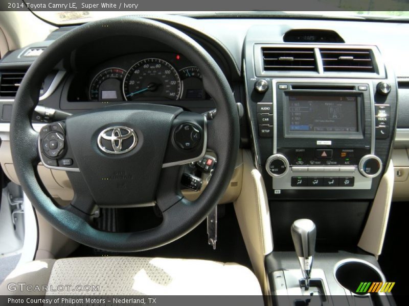 Super White / Ivory 2014 Toyota Camry LE