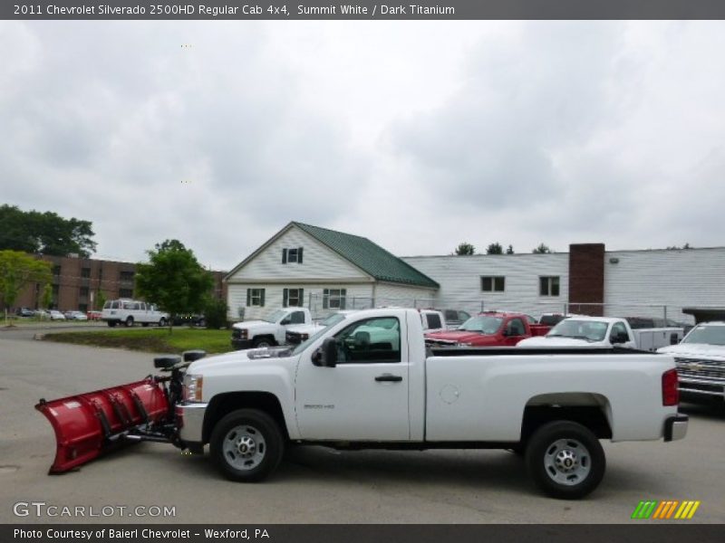 Summit White / Dark Titanium 2011 Chevrolet Silverado 2500HD Regular Cab 4x4