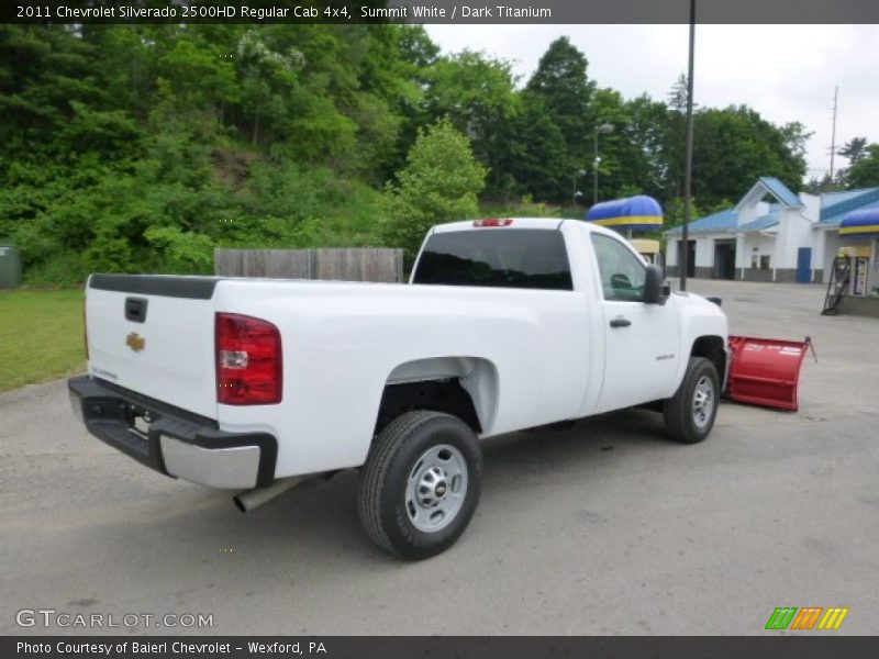 Summit White / Dark Titanium 2011 Chevrolet Silverado 2500HD Regular Cab 4x4