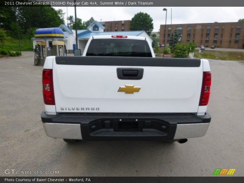 Summit White / Dark Titanium 2011 Chevrolet Silverado 2500HD Regular Cab 4x4