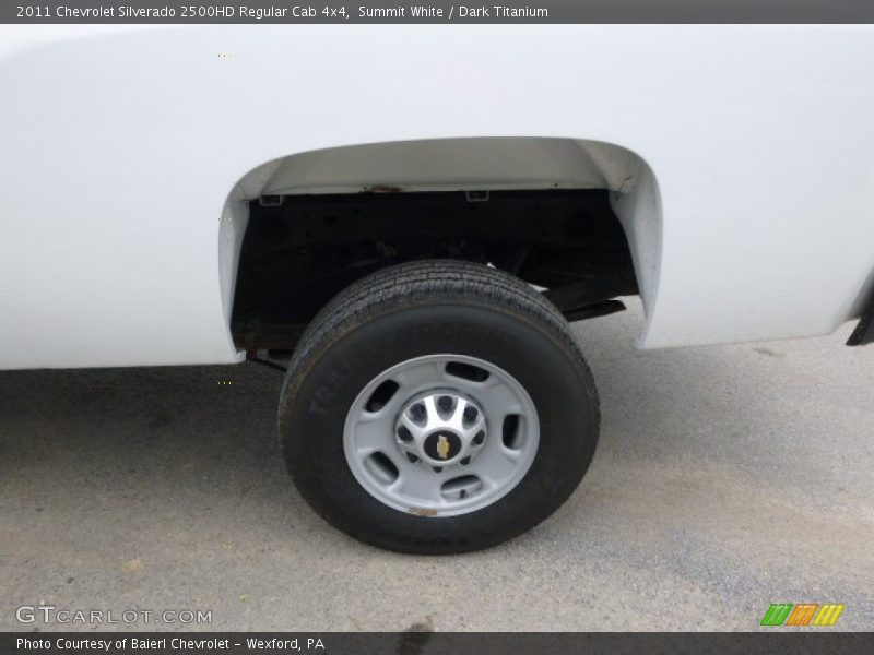 Summit White / Dark Titanium 2011 Chevrolet Silverado 2500HD Regular Cab 4x4