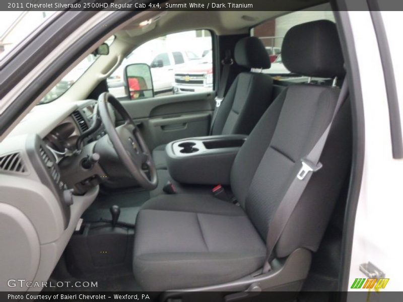 Summit White / Dark Titanium 2011 Chevrolet Silverado 2500HD Regular Cab 4x4