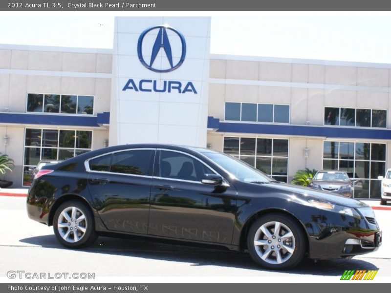 Crystal Black Pearl / Parchment 2012 Acura TL 3.5