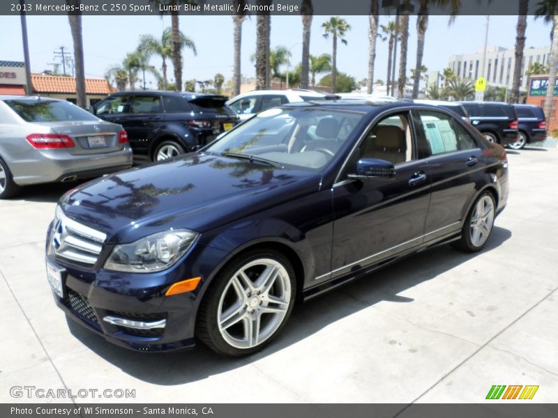 Front 3/4 View of 2013 C 250 Sport