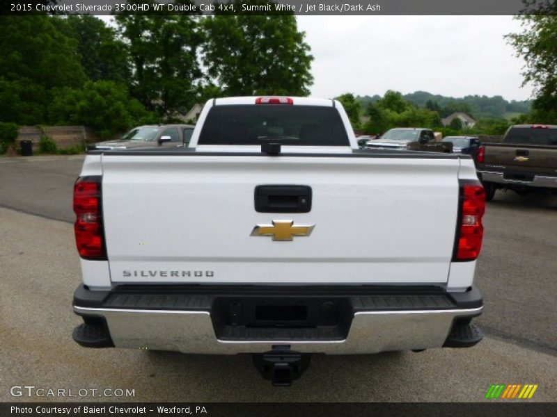 Summit White / Jet Black/Dark Ash 2015 Chevrolet Silverado 3500HD WT Double Cab 4x4