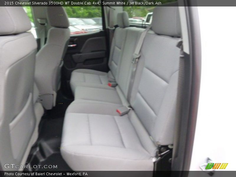 Summit White / Jet Black/Dark Ash 2015 Chevrolet Silverado 3500HD WT Double Cab 4x4