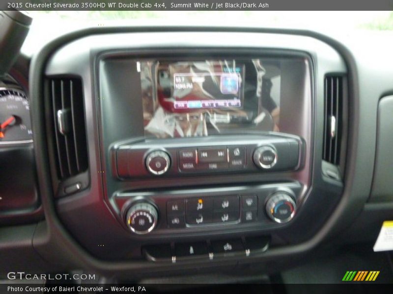 Summit White / Jet Black/Dark Ash 2015 Chevrolet Silverado 3500HD WT Double Cab 4x4