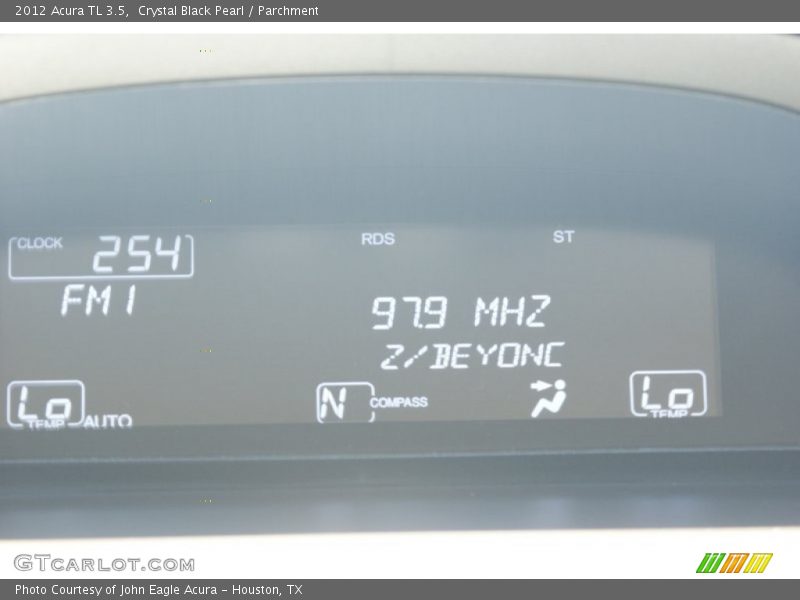 Crystal Black Pearl / Parchment 2012 Acura TL 3.5