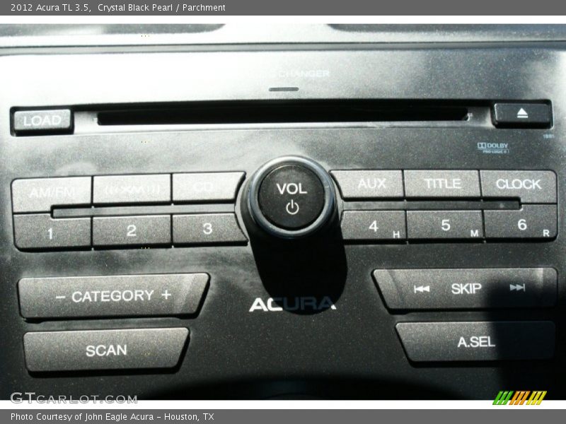 Crystal Black Pearl / Parchment 2012 Acura TL 3.5