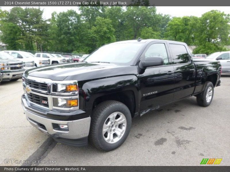 Black / Jet Black 2014 Chevrolet Silverado 1500 LTZ Z71 Crew Cab 4x4