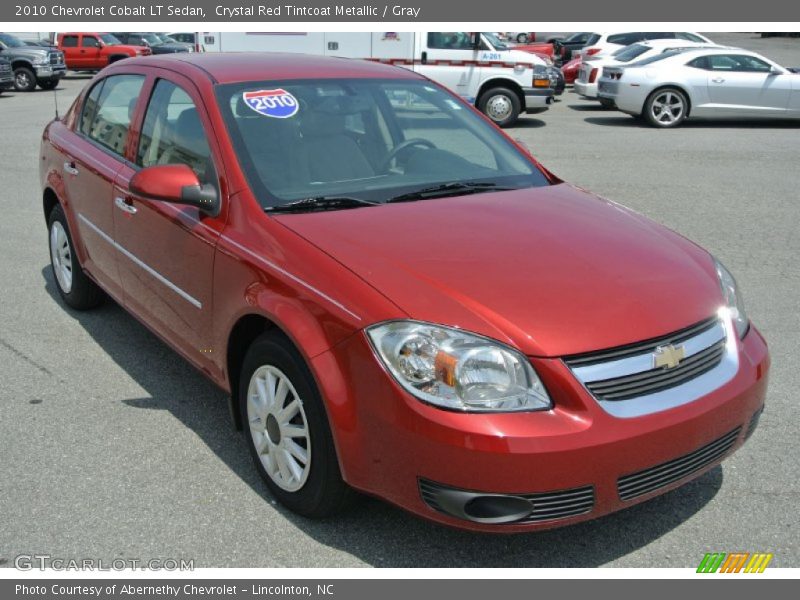Crystal Red Tintcoat Metallic / Gray 2010 Chevrolet Cobalt LT Sedan