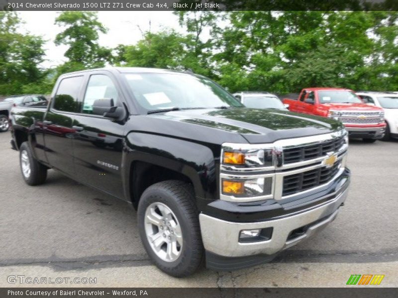 Black / Jet Black 2014 Chevrolet Silverado 1500 LTZ Z71 Crew Cab 4x4