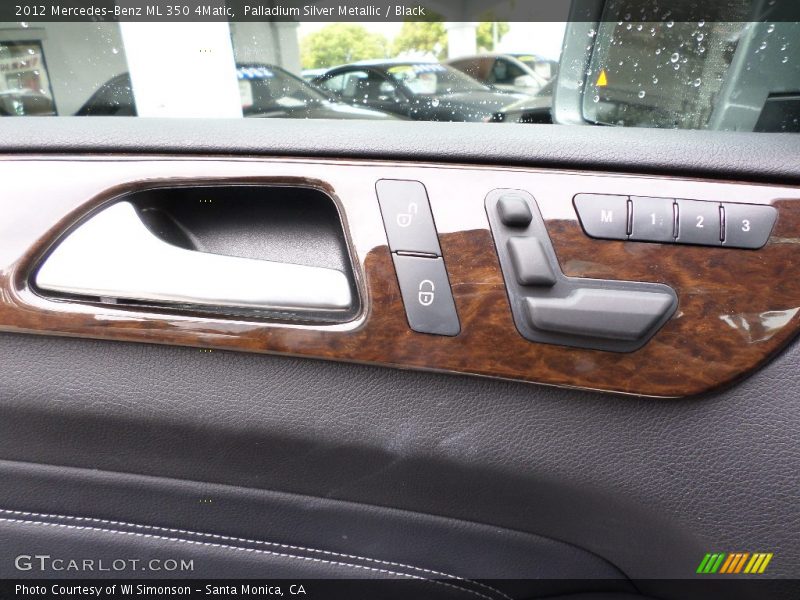 Palladium Silver Metallic / Black 2012 Mercedes-Benz ML 350 4Matic