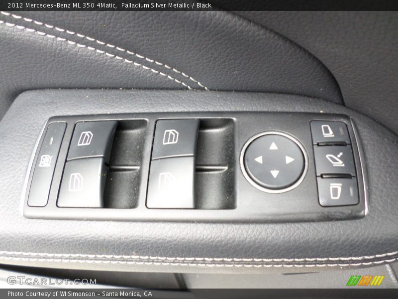 Palladium Silver Metallic / Black 2012 Mercedes-Benz ML 350 4Matic