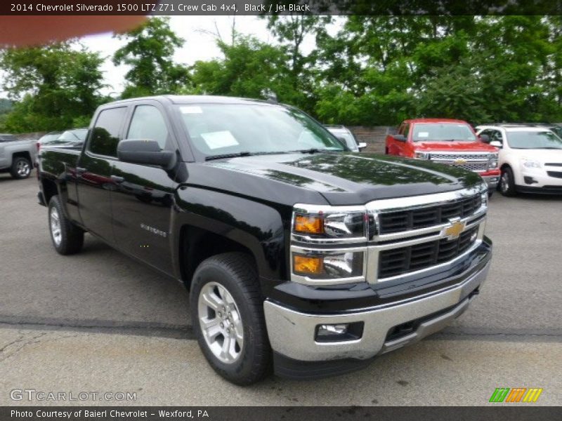 Black / Jet Black 2014 Chevrolet Silverado 1500 LTZ Z71 Crew Cab 4x4