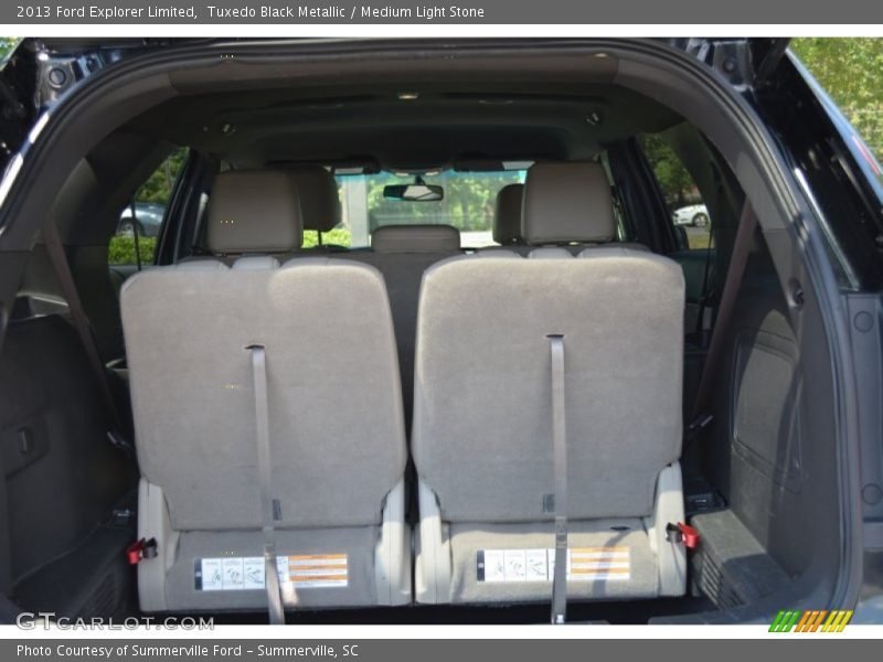 Tuxedo Black Metallic / Medium Light Stone 2013 Ford Explorer Limited