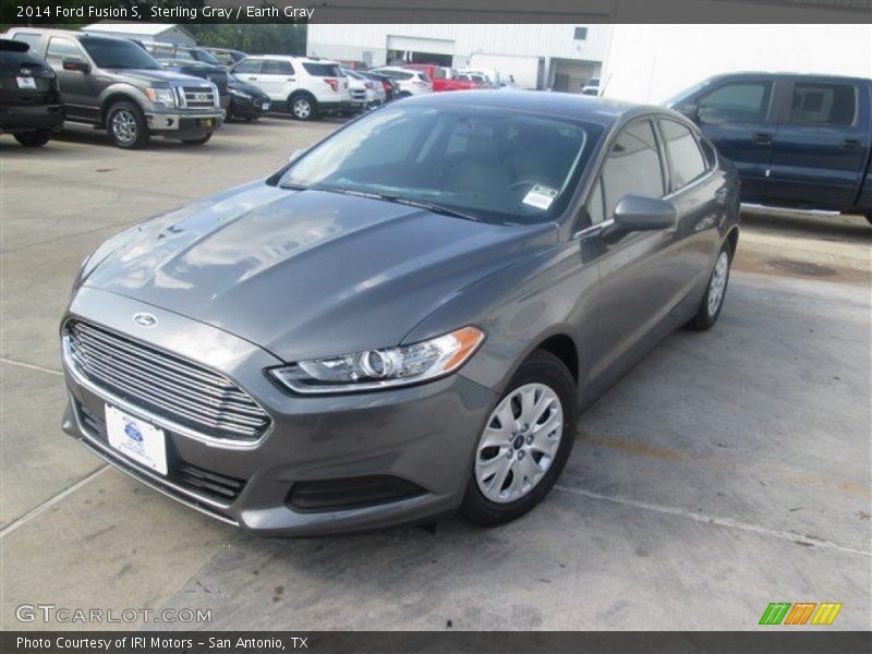 Sterling Gray / Earth Gray 2014 Ford Fusion S