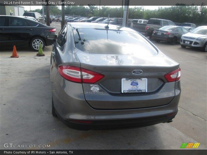 Sterling Gray / Earth Gray 2014 Ford Fusion S