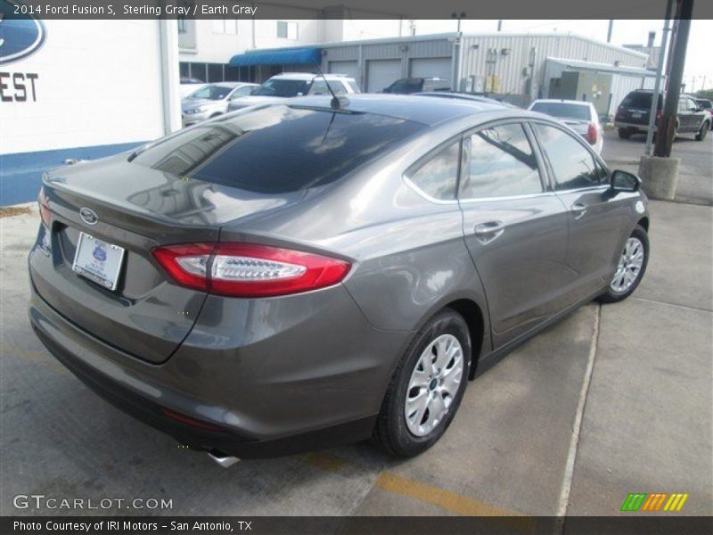 Sterling Gray / Earth Gray 2014 Ford Fusion S