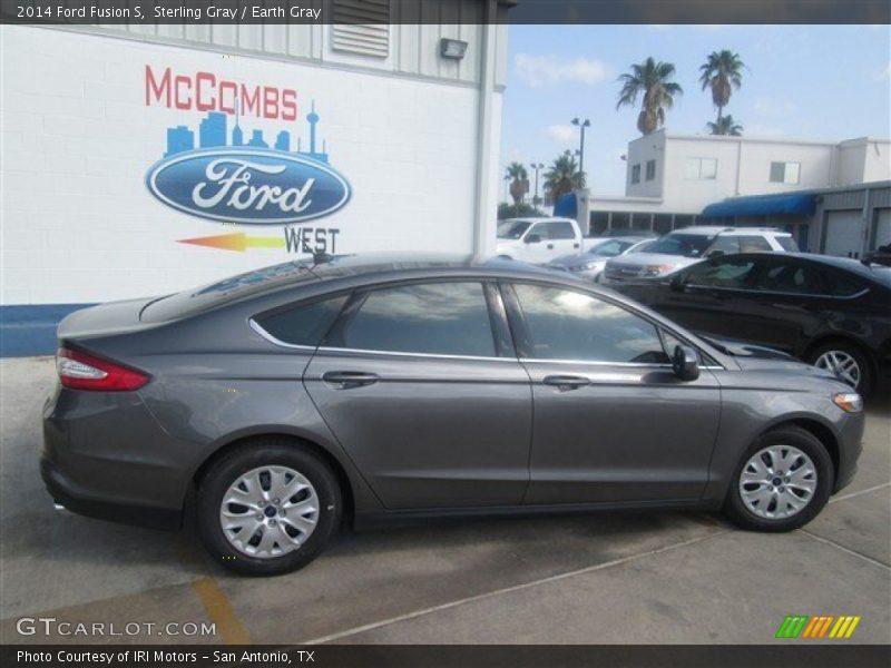 Sterling Gray / Earth Gray 2014 Ford Fusion S