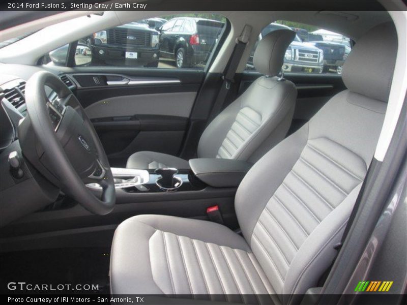 Sterling Gray / Earth Gray 2014 Ford Fusion S