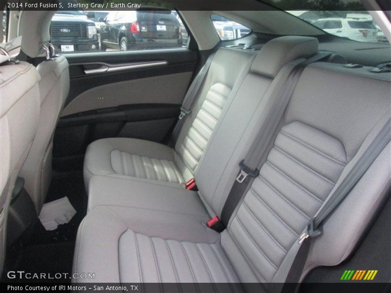 Sterling Gray / Earth Gray 2014 Ford Fusion S