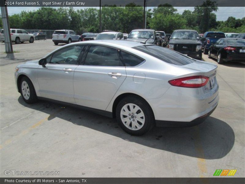 Ingot Silver / Earth Gray 2014 Ford Fusion S