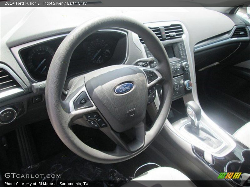 Ingot Silver / Earth Gray 2014 Ford Fusion S