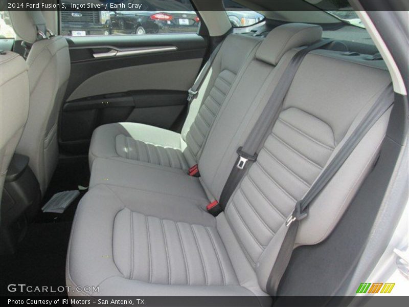 Ingot Silver / Earth Gray 2014 Ford Fusion S