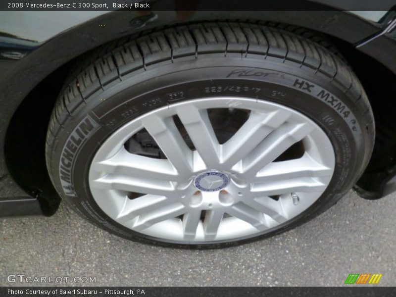 Black / Black 2008 Mercedes-Benz C 300 Sport