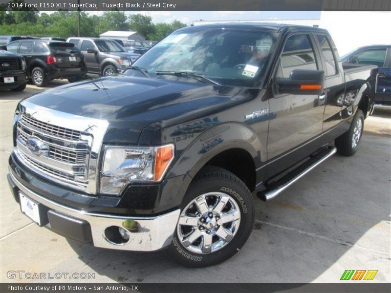 Tuxedo Black / Steel Grey 2014 Ford F150 XLT SuperCab