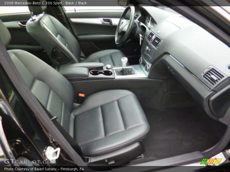 Black / Black 2008 Mercedes-Benz C 300 Sport