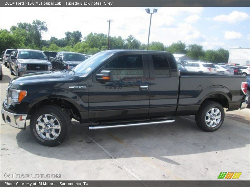 Tuxedo Black / Steel Grey 2014 Ford F150 XLT SuperCab